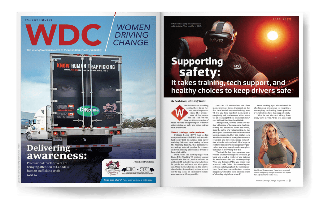 Fatigue Science in Women Driving Change magazine 
