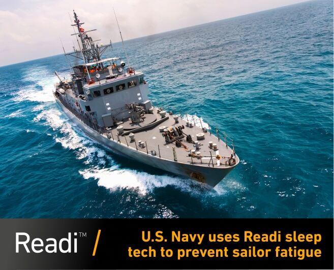 US Navy uses Readi to prevent sailor fatigue